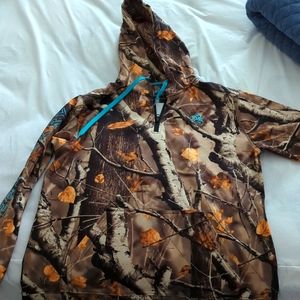 Long sleeve quarter zip hoodie